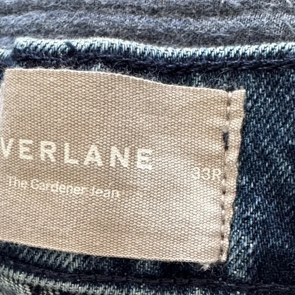 Everlane Blue Wide Leg Jeans - Picture 4 of 5